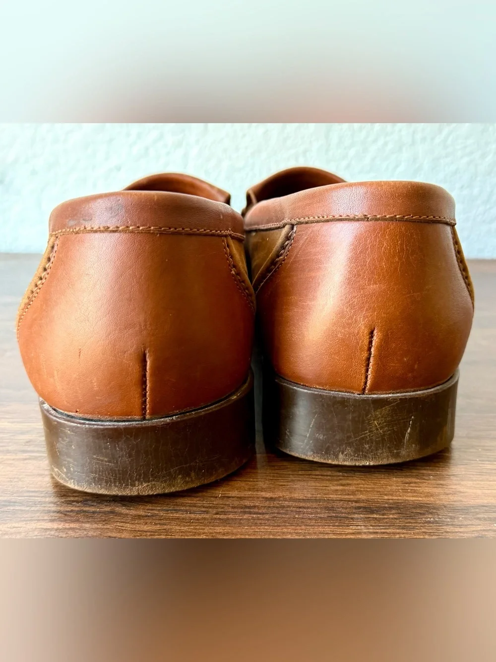 Bally Men's Brown Leather Kiltie Tassel Loafers